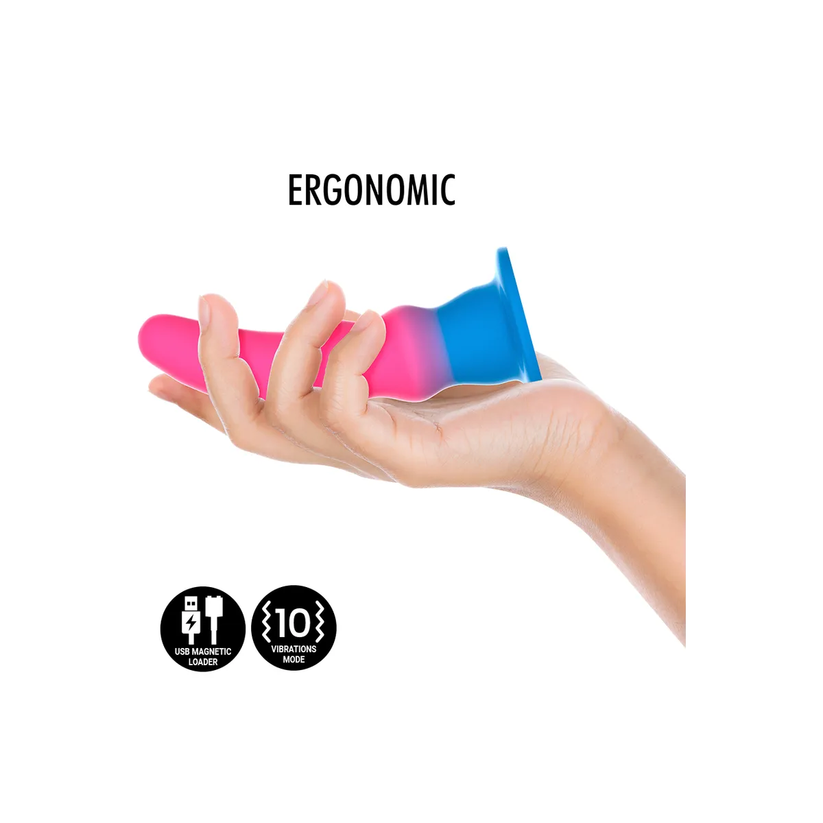 Kuno Utopia Dildo M - Vibrator Kompatibel mit Watchme Wireless Technology von Mythology Fantasy Dildo | Fesselliebe.de