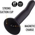 Duman Mystic Dildo L - Vibrator Kompatibel mit Watchme Wireless Technology von Mythology Fantasy Dildo