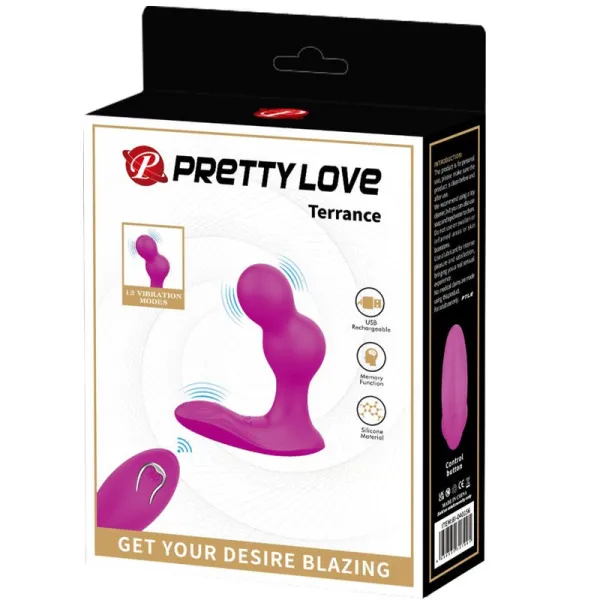 Terrance Anal Vibrator Massager mit Fernbedienung von Pretty Love | Fesselliebe.de