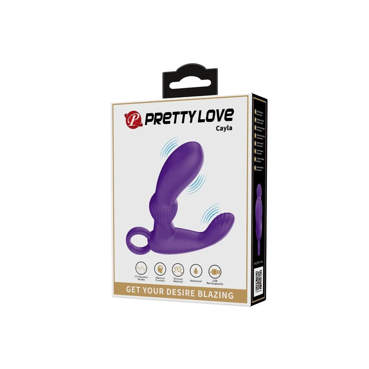 Cayla Analvibrator-Massager Lila von Pretty Love | Fesselliebe.de