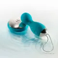 Abzeichen, Blaue Hula-Bälle von Lelo