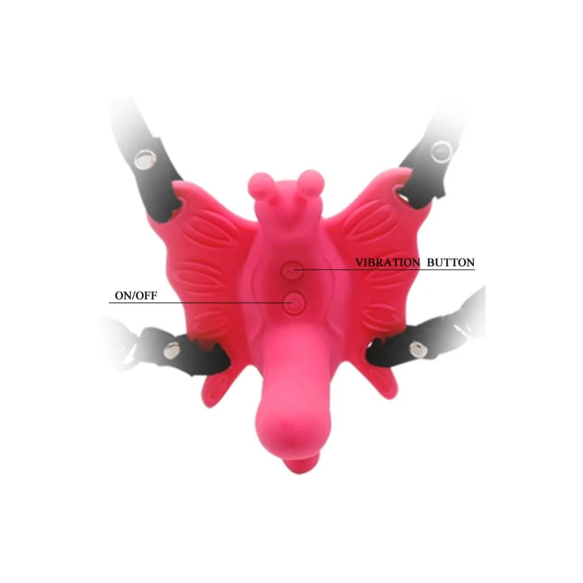 Ultra Leidenschaftliches Schmetterlingsgeschirr mit Fernbedienung von Baile Stimulating | Fesselliebe.de