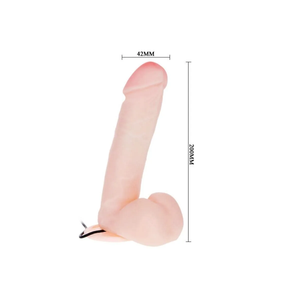 Realistischer Dildo mit Vibration 20 cm von Baile | Fesselliebe.de