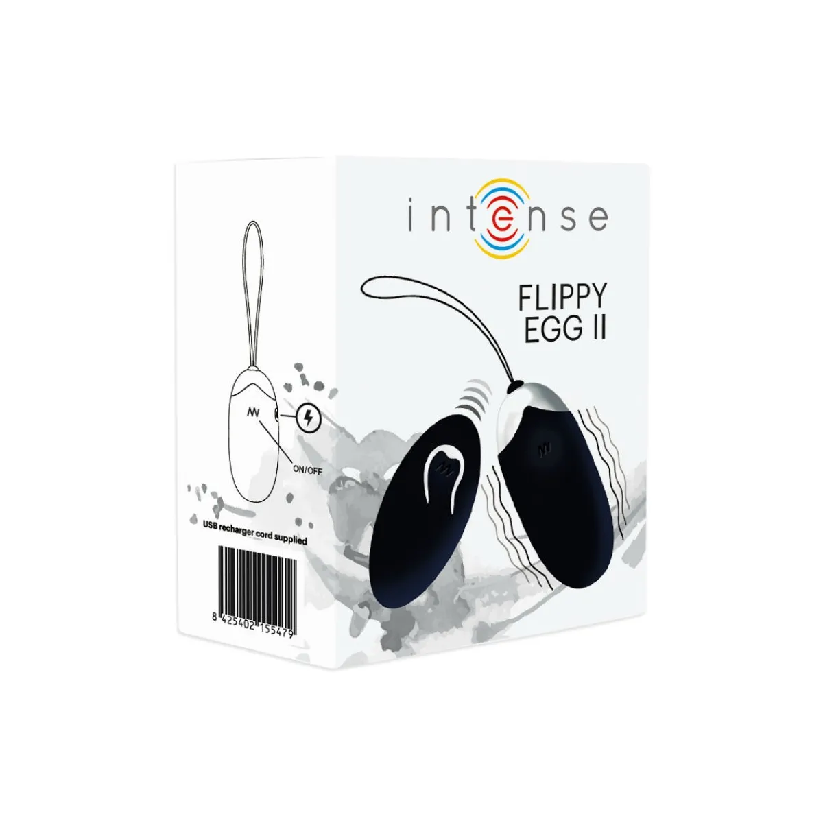 Flippy Ii Vibrierendes Ei mit Fernbedienung Schwarz von Intense Couples Toys | Fesselliebe.de