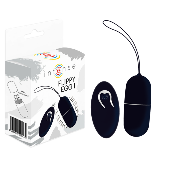 Flippy I Vibrierendes Ei mit Fernbedienung Schwarz von Intense Couples Toys | Fesselliebe.de