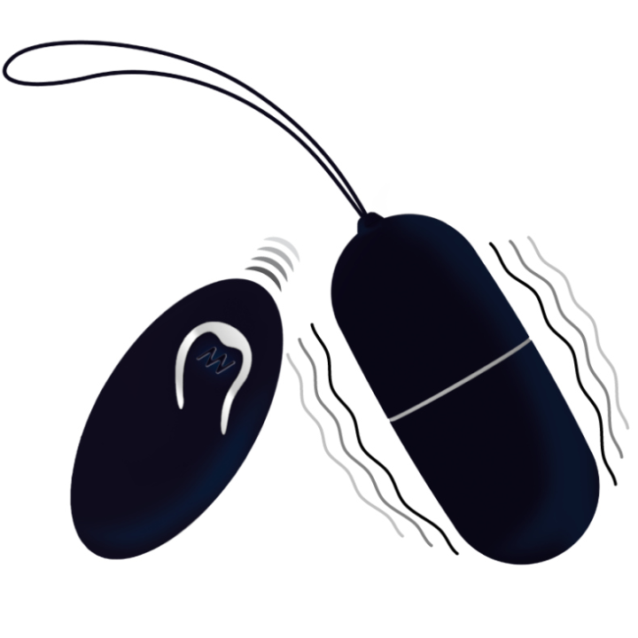 Flippy I Vibrierendes Ei mit Fernbedienung Schwarz von Intense Couples Toys | Fesselliebe.de