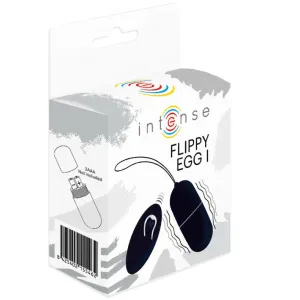 Flippy I Vibrierendes Ei mit Fernbedienung Schwarz von Intense Couples Toys