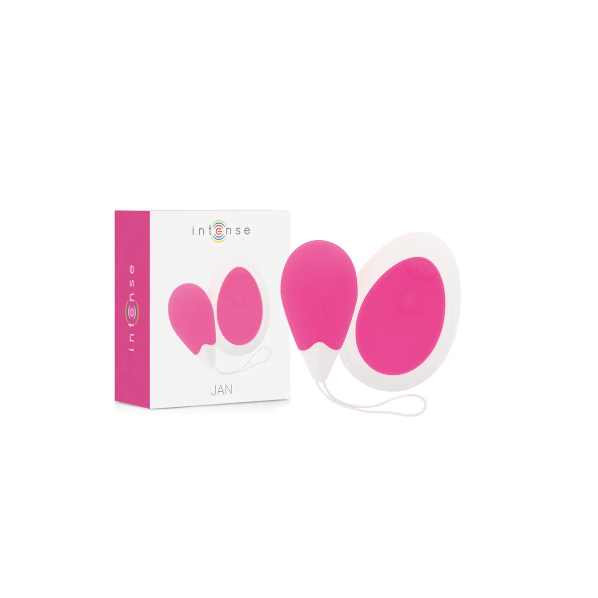 Jan Egg Vibrator mit Fernbedienung Rosa von Intense Couples Toys | Fesselliebe.de