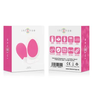 Jan Egg Vibrator mit Fernbedienung Rosa von Intense Couples Toys