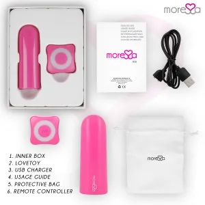 Nix Vibrator mit Fernbedienung Rosa von Moressa