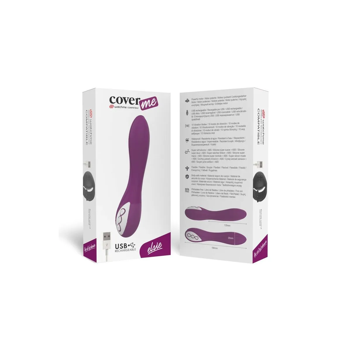 Elsie Kompatibel mit Watchme Wireless Technology von Coverme | Fesselliebe.de