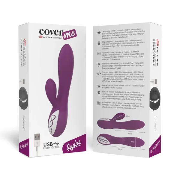Taylor-Vibrator, Kompatibel mit der Wireless-Technologie von Watchme von Coverme | Fesselliebe.de