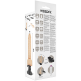 Realistischer Vibrator mit Fernbedienung natürlich mit Hoden 19,5 cm -O- 4 cm von Basecock | Fesselliebe.de