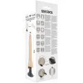 Realistischer Vibrator mit Fernbedienung natürlich 19 cm -O- 4 cm von Basecock