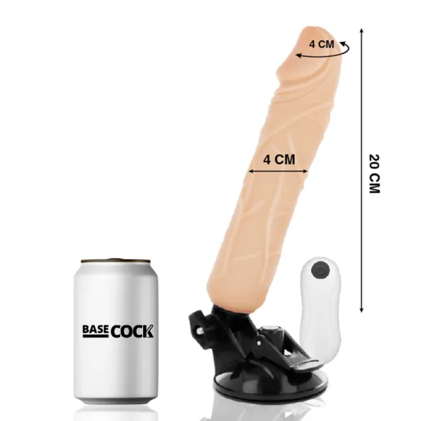 Realistischer natürlicher mit Fernbedienungsvibrator 20 cm -O- 4 cm von Basecock | Fesselliebe.de