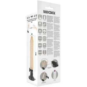 Realistischer natürlicher mit Fernbedienungsvibrator 20 cm -O- 4 cm von Basecock