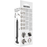 Realistischer Vibrator mit Fernbedienung Schwarz 20 cm -O- 4 cm von Basecock | Fesselliebe.de