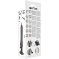 Realistischer Vibrator mit Fernbedienung Schwarz 19,5 cm -O- 4 cm von Basecock