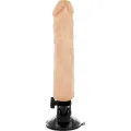 Realistischer Vibrator mit Fernbedienung Naturweiss 21 cm -O- 4 cm von Basecock