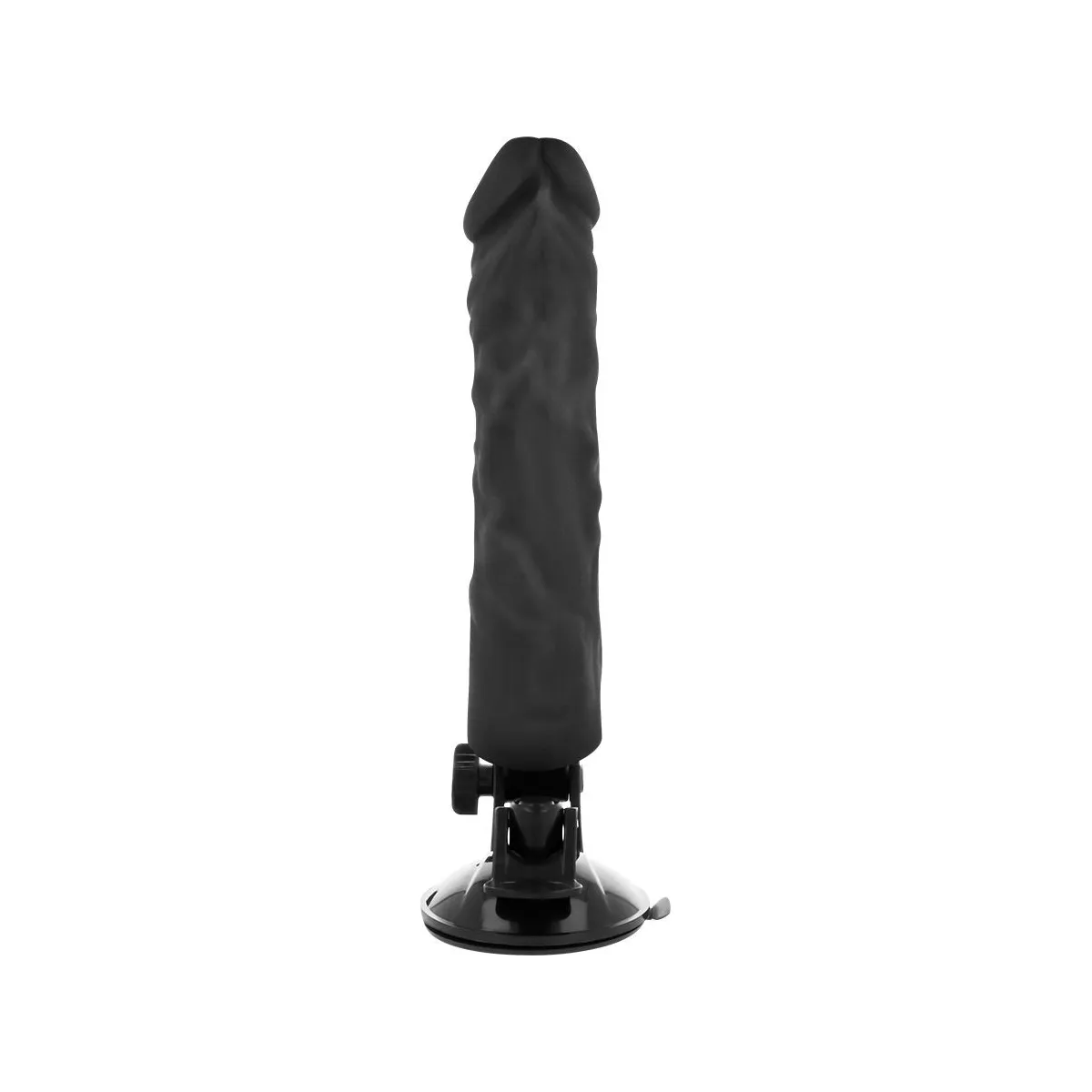 Realistischer Vibrator mit Fernbedienung Schwarz 21 cm -O- 4 cm von Basecock | Fesselliebe.de