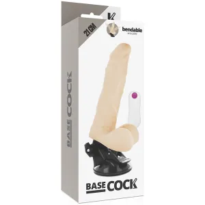 Biegsamer Vibrator natürlich mit Fernbedienung 21 cm -O- 5 cm von Basecock