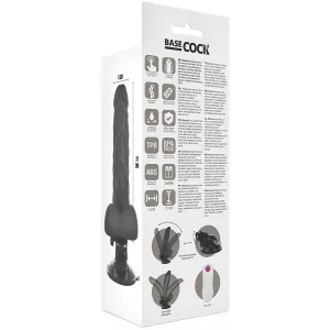 Biegsamer Vibrator mit Fernbedienung Schwarz 21 cm -O- 5 cm von Basecock