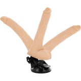 Biegsamer Vibrator natürlich mit Fernbedienung 18,5 cm -O- 4 cm von Basecock | Fesselliebe.de