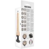 Biegsamer Vibrator natürlich mit Fernbedienung 18,5 cm -O- 4 cm von Basecock | Fesselliebe.de