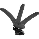 Biegsamer Vibrator mit Fernbedienung Schwarz 18,5 cm -O- 4 cm von Basecock | Fesselliebe.de