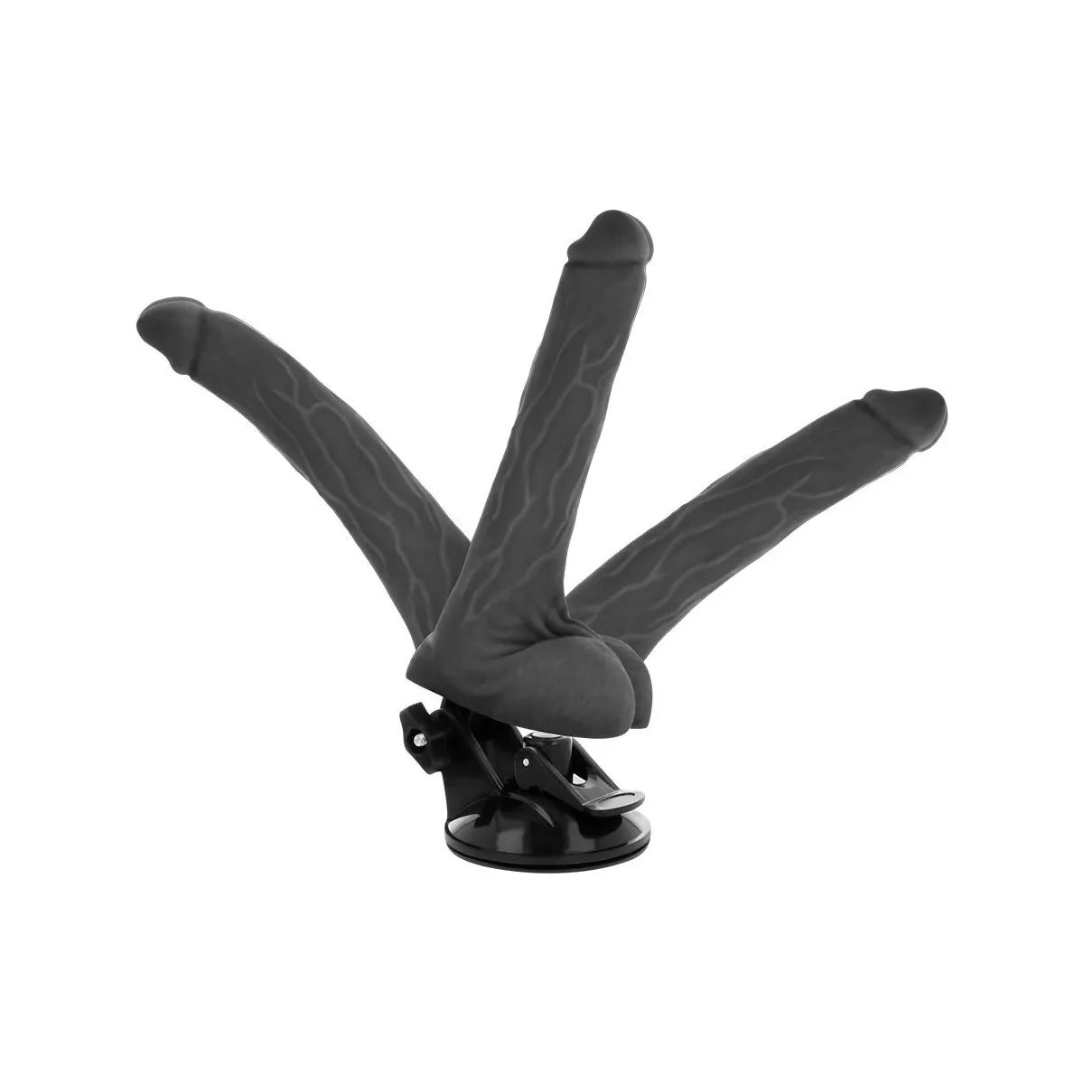 Biegsamer Vibrator mit Fernbedienung Schwarz 18,5 cm -O- 4 cm von Basecock | Fesselliebe.de