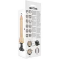 Biegsamer Vibrator natürlich mit Fernbedienung 20 cm -O- 4,5 cm von Basecock