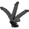 Biegsamer Vibrator mit Fernbedienung Schwarz 20 cm -O- 4,5 cm von Basecock