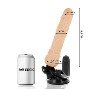 Realistischer Vibrator mit Fernbedienung natürlicher 19,5 cm -O- 4 cm von Basecock