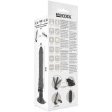 Realistischer Vibrator mit Fernbedienung Schwarz 19,5 cm -O- 4 cm von Basecock | Fesselliebe.de