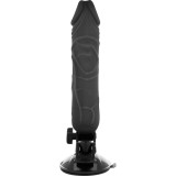 Realistischer Vibrator mit Fernbedienung Schwarz 20 cm -O- 4 cm von Basecock | Fesselliebe.de