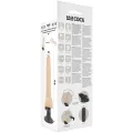 Realistischer Vibrator mit Fernbedienung mit Hoden 20 cm -O- 4 cm von Basecock