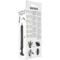 Realistischer Vibrator mit Fernbedienung Schwarz 21 cm -O- 4 cm von Basecock