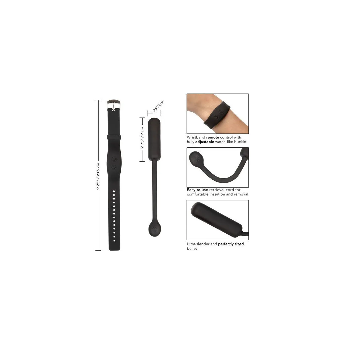 Armband mit Fernbedienung Petite Bullet von Calexotics | Fesselliebe.de