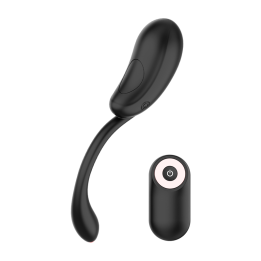 Vibrationsei mit Fernbedienung wiederaufladbar Schwarz/Gold von Coquette Toys | Fesselliebe.de