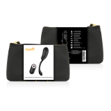 Vibrationsei mit Fernbedienung wiederaufladbar Schwarz/Gold von Coquette Toys | Fesselliebe.de