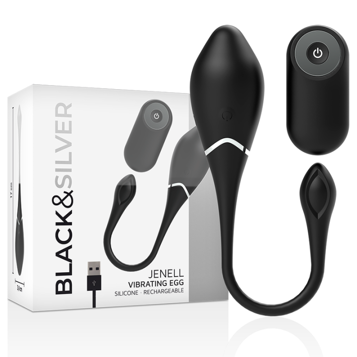 Jenell wiederaufladbares Vibrierei von Black&Silver | Fesselliebe.de
