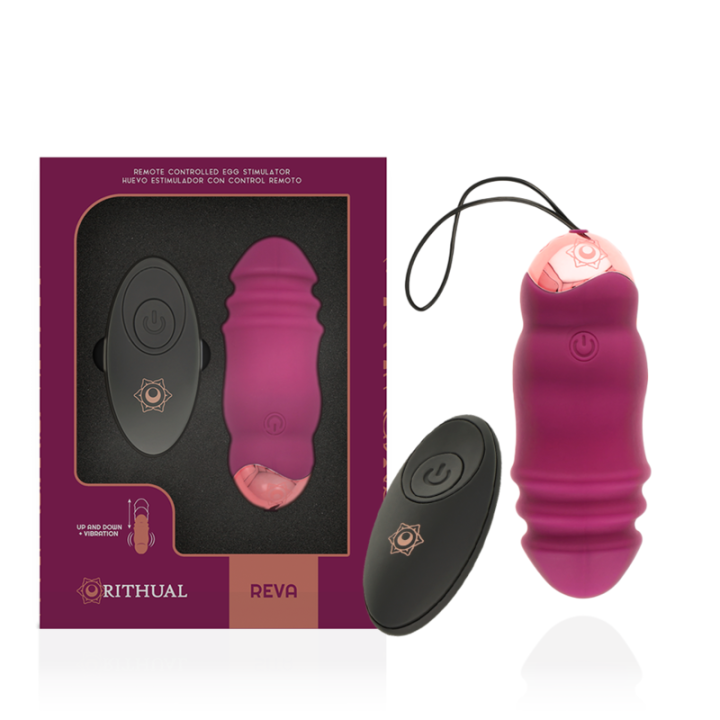Reva Egg mit Fernbedienungs-Up&Down-System + Vibration von Rithual | Fesselliebe.de