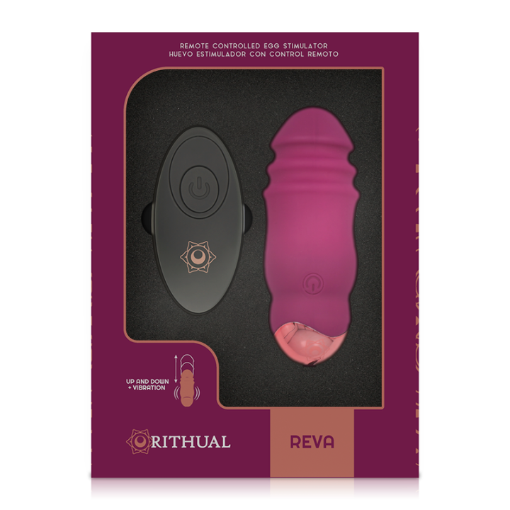Reva Egg mit Fernbedienungs-Up&Down-System + Vibration von Rithual | Fesselliebe.de