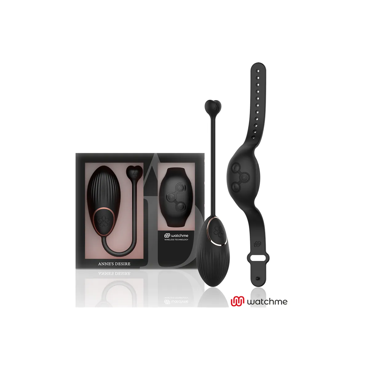 Egg mit Fernbedienungstechnologie Watchme Schwarz von anne´S Desire | Fesselliebe.de