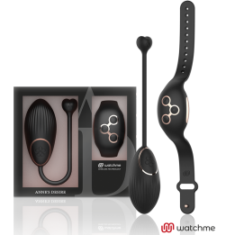 Egg mit Fernbedienungstechnologie Watchme Schwarz/Gold von anne´S Desire | Fesselliebe.de