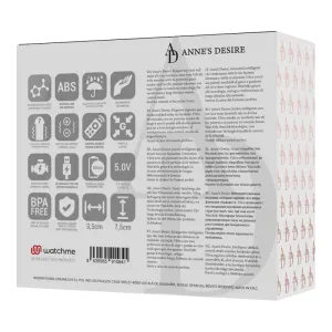 Egg mit Fernbedienungstechnologie Watchme Schwarz/Gold von anne´S Desire