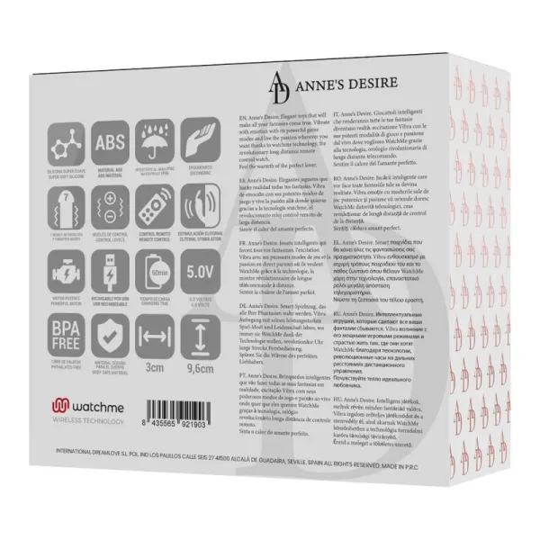 Panty Pleasure Tecnolog A Watchme Black von anne´S Desire | Fesselliebe.de