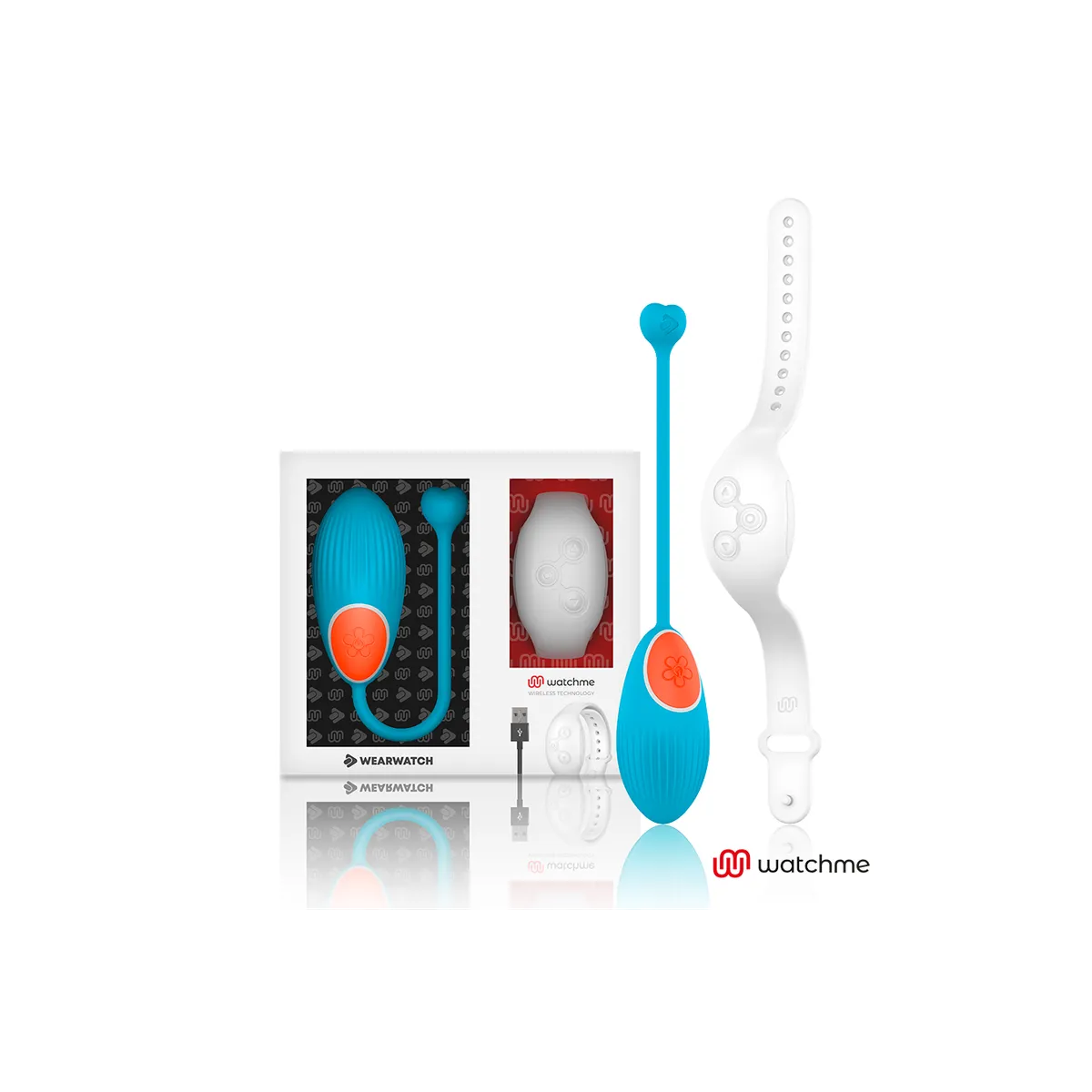 Watchme-Technologie mit Fernbedienung Egg Blue / Niveo von Wearwatch | Fesselliebe.de