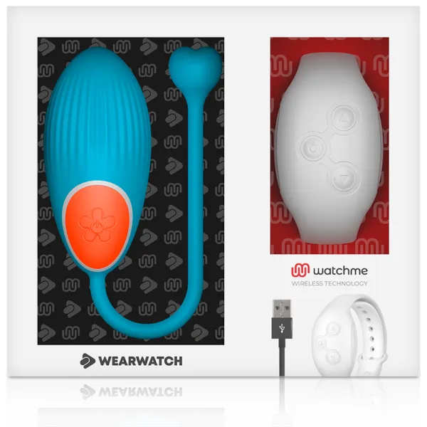 Watchme-Technologie mit Fernbedienung Egg Blue / Niveo von Wearwatch | Fesselliebe.de