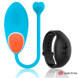 Watchme-Technologie mit Fernbedienung Egg Blue / Jet von Wearwatch | Fesselliebe.de